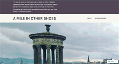 Desktop Screenshot of amileinothershoes.com